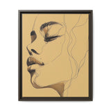 Japandi-Inspired Minimalist One-Line Portrait Art Print