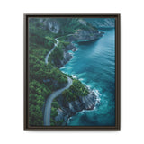 Coastal Serenity: Aerial View BC Highway - Limited Edition Print