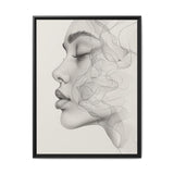 Japandi Minimalist One-Line Art Portrait - Fine Art Print