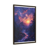 Enchanted Cosmic Forest - Neon Psychedelia Fine Art Print