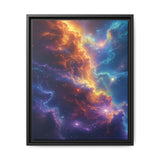 Neon Cosmos: Ethereal Space Nature Art Print on Museum Paper