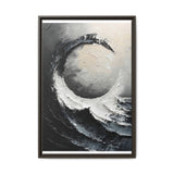 Yin-Yang Harmony - Abstract Impasto Swirl Art Print