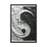 Yin-Yang Swirl Abstract - Modern Impasto Art Print