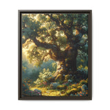 Enchanted Forest Oak: Magical Golden Light Art Print