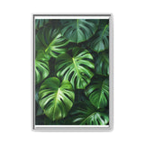 Floating Monstera Delicacy - Serene Botanical Art Print