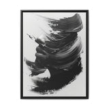 Abstract Swirls – High-Contrast Brush Stroke Art Print
