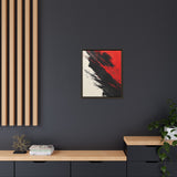 Abstract Red and Black Chaos - High-Detail Ink Art Print