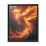 Phoenix Rebirth: Enchanting Night Sky Art Print