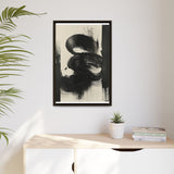 Abstract Energy: Bold Brush Strokes on Museum-Grade Print