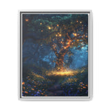Ethereal Woodland Fairy Circle - Bioluminescent Art Print