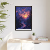 Enchanted Cosmic Forest - Neon Psychedelia Fine Art Print