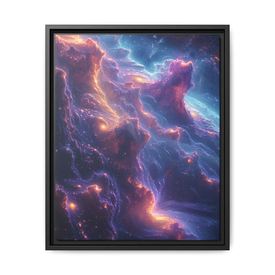 Trippy Neon Cosmos: Hyper-Real 4K Space Nature Wall Art