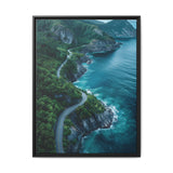 Coastal Serenity: Aerial View BC Highway - Limited Edition Print