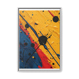 Dynamic Abstract Expressionism Splatter Art Print - Pollock Inspired