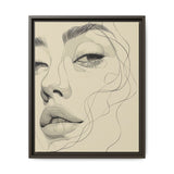 Japandi Minimalist One-Line Art Portrait - Museum Grade Print
