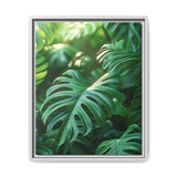 Monstera Delicacy - Ethereal Overhead Leaves Art Print