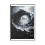Yin Yang Harmony: High-Contrast Abstract Art Print
