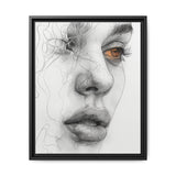 Japandi Minimalist One-Line Art Portrait - Museum Grade Print