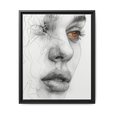 Japandi Minimalist One-Line Art Portrait - Museum Grade Print