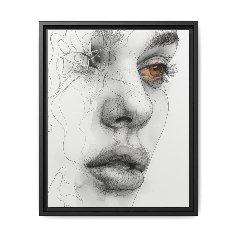 Japandi Minimalist One-Line Art Portrait - Museum Grade Print