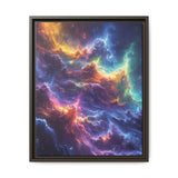 Galactic Garden: Luminous Nebula & Alien Flora Art Print