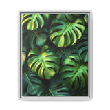 Floating Monstera Dreams - Minimalist Aerial Art Print