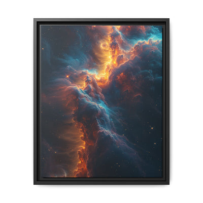 Galactic Garden: Neon Spectrum - 4K Space-Inspired Art Print