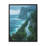 Coastal Serenity: Aerial BC Highway - Limited Edition Print