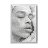 Japandi-Inspired Minimalist One-Line Art Portrait - Fine Art Print
