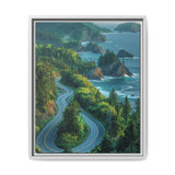 Coastal Serenity: High-Resolution British Columbia Highway Art Print