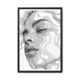 Japandi-Inspired Minimalist One-Line Art Portrait Print