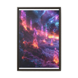 Enigmatic Neon Cosmos: Ethereal Space Nature - 4K Fine Art Print