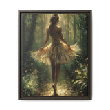 Enchanted Forest Ballerina - Ethereal Sun-Dappled Woodland Print