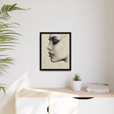 Minimalist Ink Portrait - Japandi Style Fine Art Print