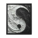 Yin-Yang Swirl Abstract - Modern Impasto Art Print