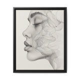 Japandi Minimalist One-Line Art Portrait - Fine Art Print