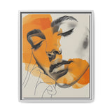 Japandi-Inspired Minimalist One-Line Art Portrait - Museum Quality Print