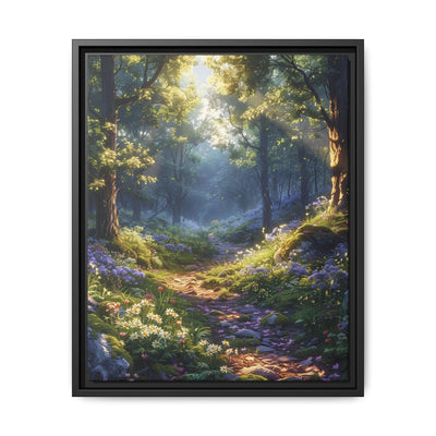 Enchanted Forest Glade: Luminous Fine Art Print
