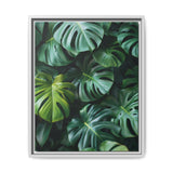 Floating Monstera Delight - Serene Nature Art Print