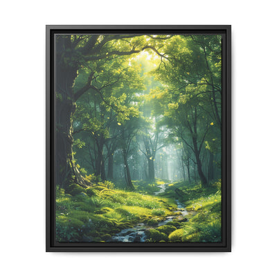 Enchanted Forest Serenity: Sunlit Canopy Art Print