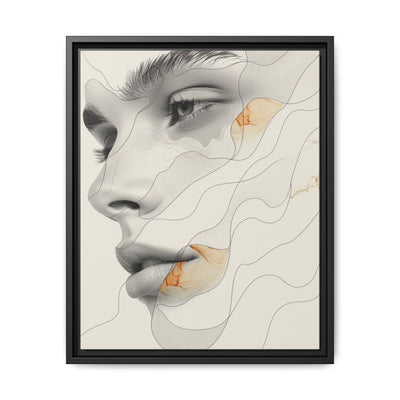 Japandi-Inspired Minimalist One-Line Art Print on Museum Grade Paper