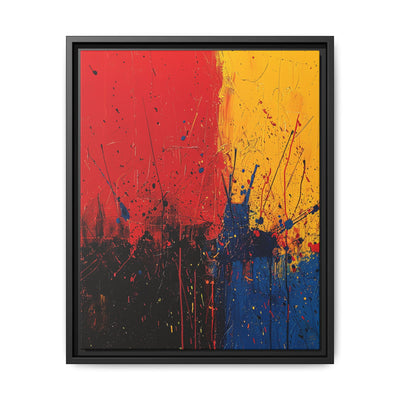 Abstract Energetic Splatter Art - Pollock-Inspired Limited Print