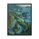 Coastal Serenity: High-Resolution British Columbia Highway Art Print