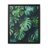 Monstera Dreams - Ethereal Leaves Floating Art Print