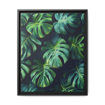 Monstera Dreams - Ethereal Leaves Floating Art Print