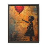 Heartfelt Release - Banksy-Inspired Anime Art Print