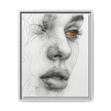 Japandi Minimalist One-Line Art Portrait - Museum Grade Print