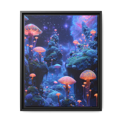 Stunning 4K Neon Cosmic Landscape - Premium Museum Grade Print