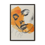 Japandi-Inspired Minimalist One-Line Art Portrait - Museum Quality Print