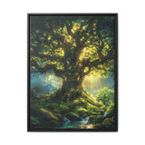 Enchanted Forest Fantasy - Luminescent Moss Canvas Art Print